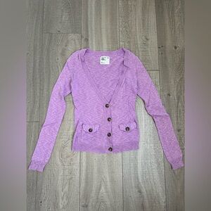 American Eagle Outfitters Lavender Knit Sweater Women’s Size Small Y2K